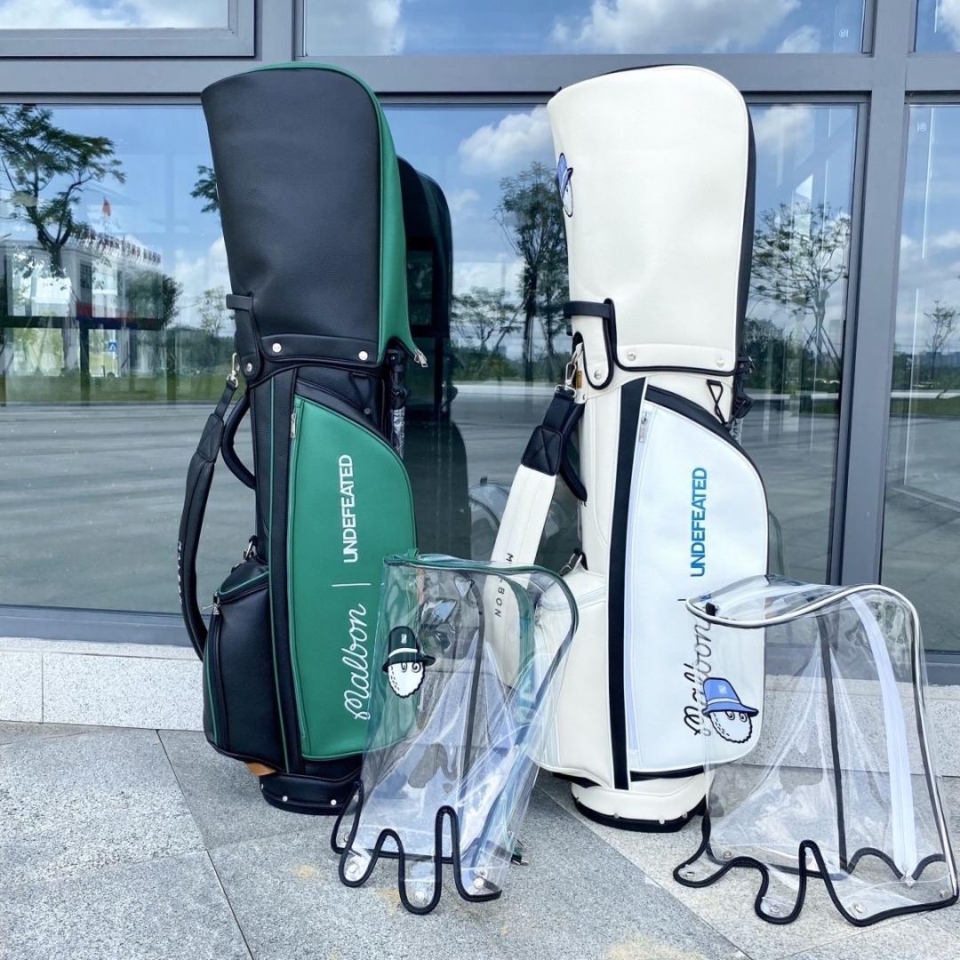 UNDEFEATED ゴルフバッグ 緑/黒 新品2