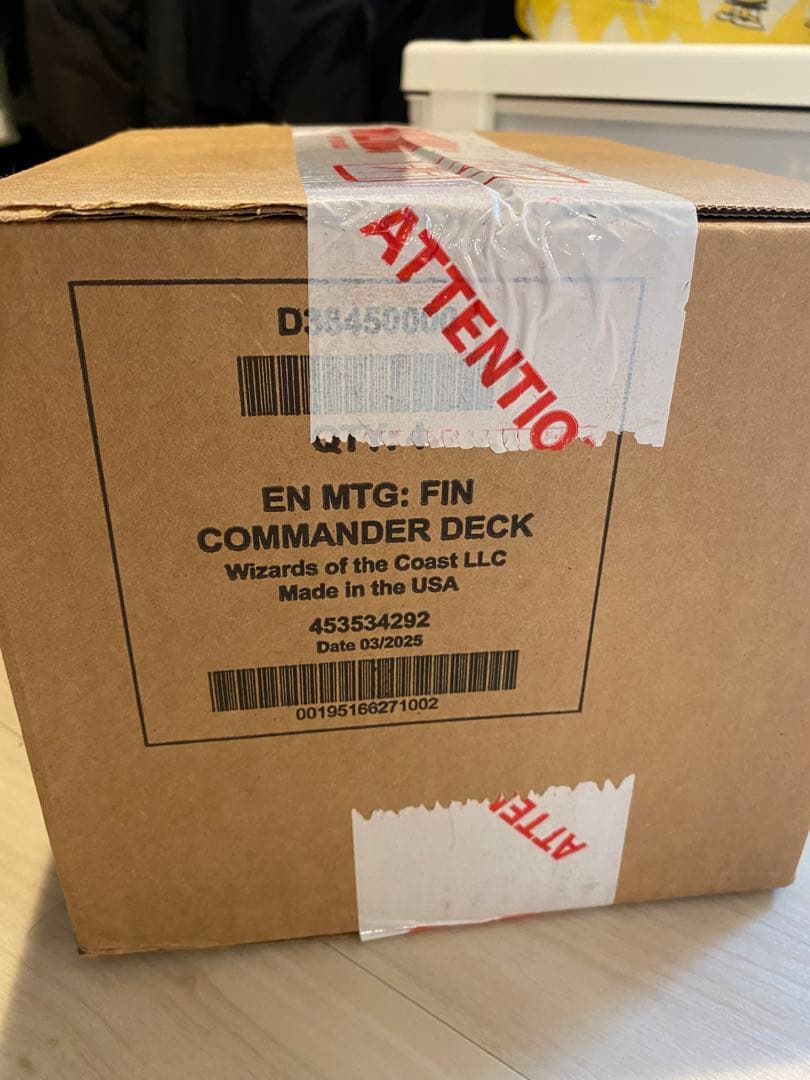 MTG FINAL FANTASY 統率者デッキ4個セット 英語　未開封