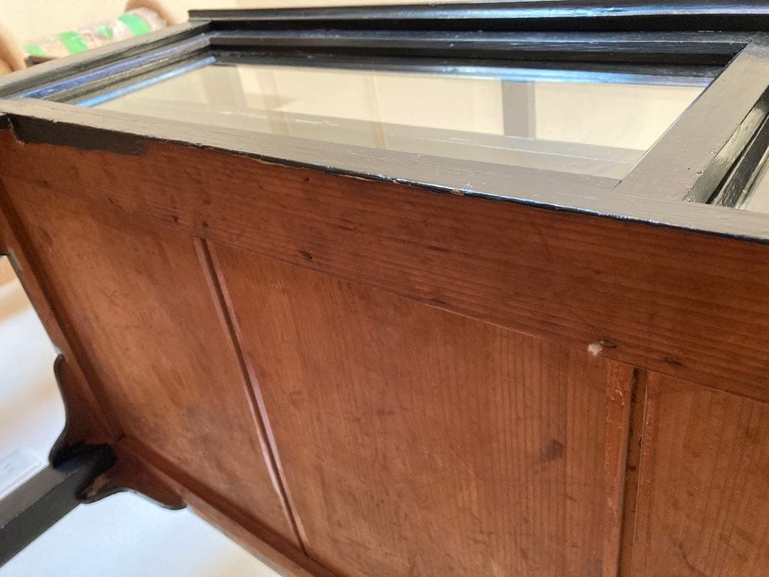 アンティークガラスショーケース