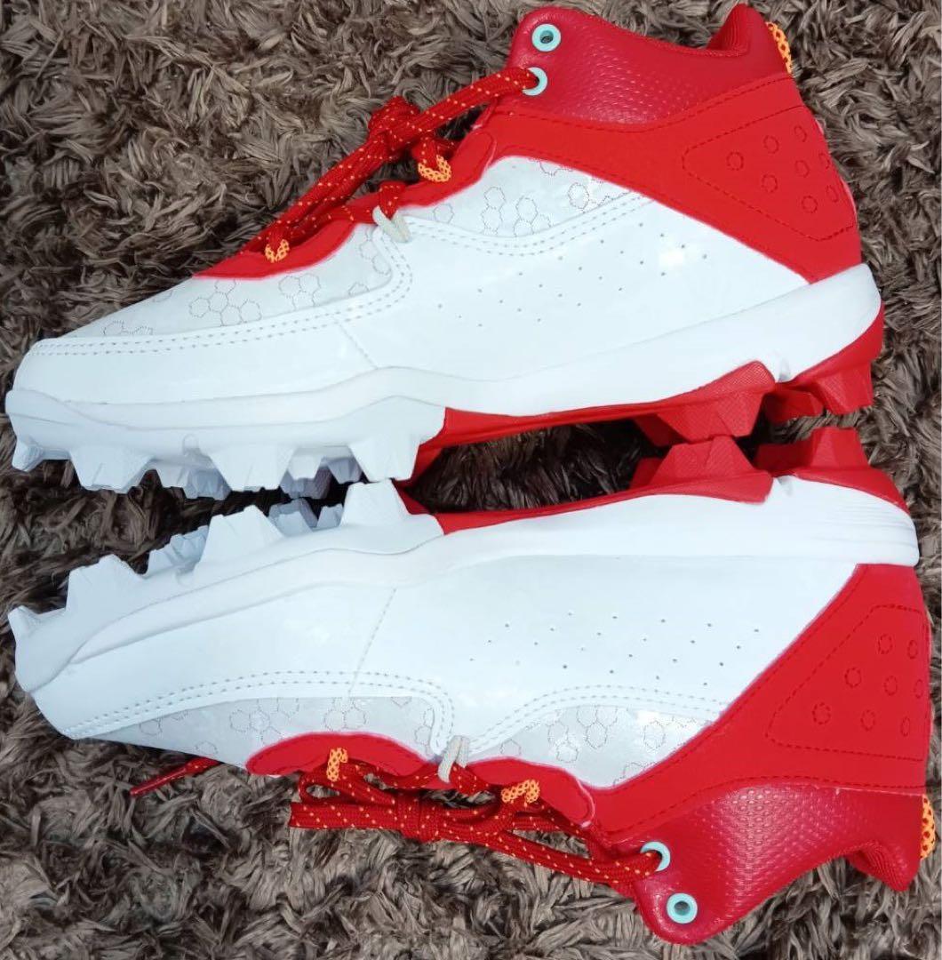 新品 Under Armour Harper 8 Mid RM JR 24cm