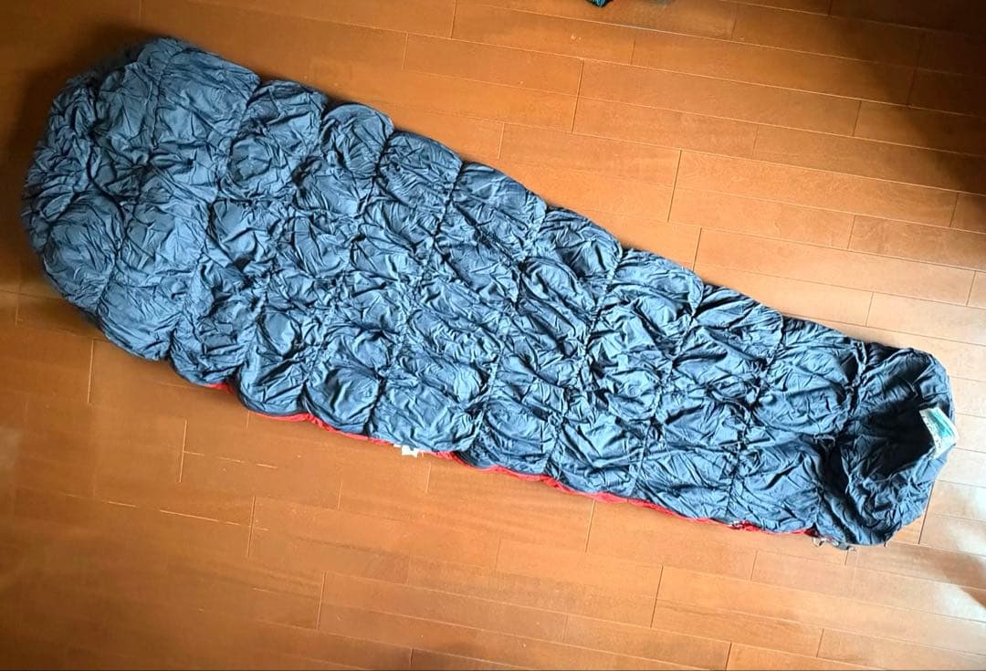 モンベル バローバッグ ＃0寝袋 左ジッパー サンライズレッド