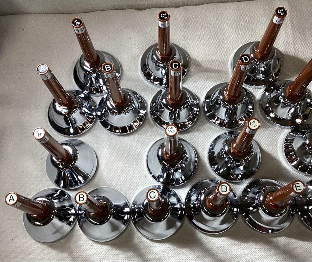 ミュージックベル　21音　シルバー