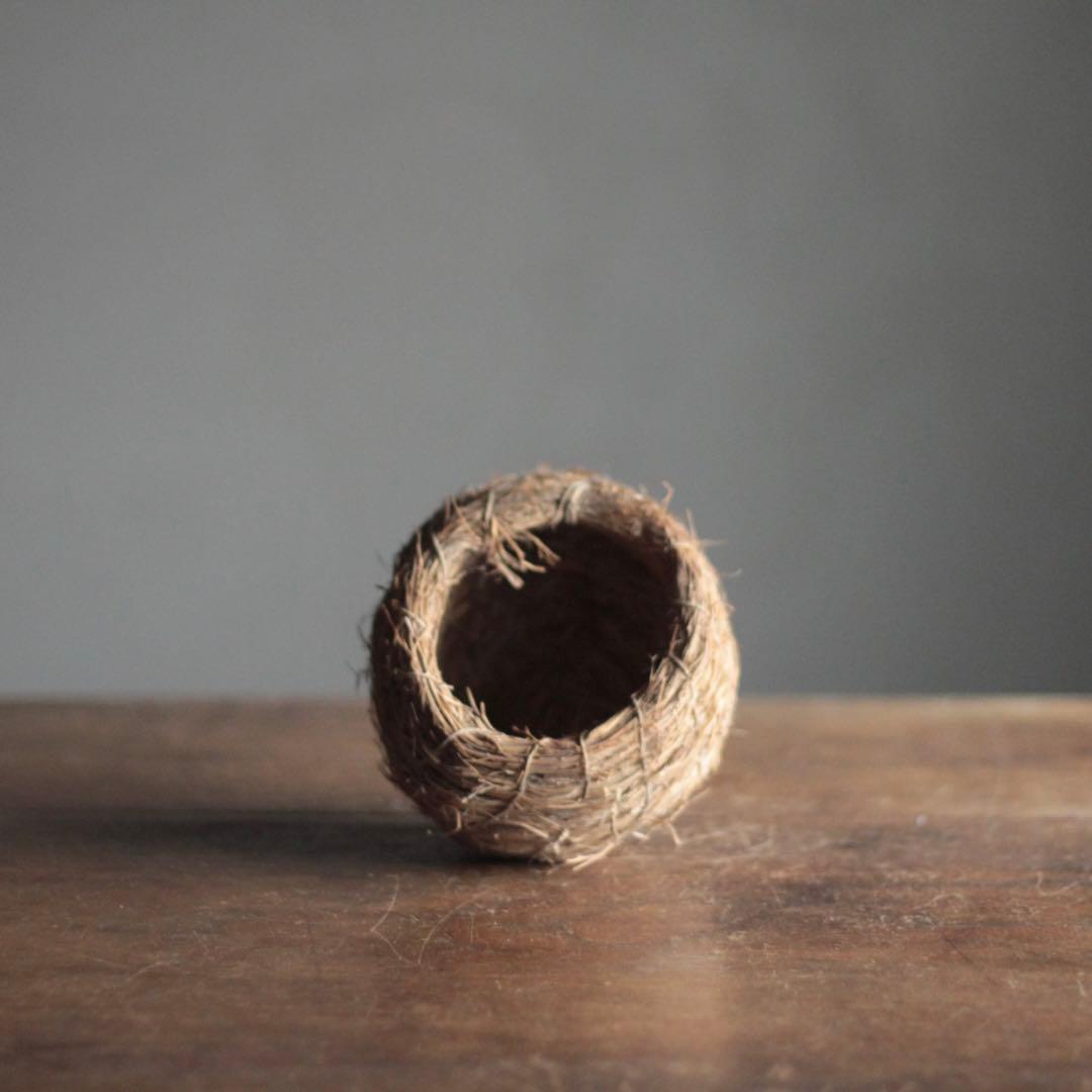 鳥籠の 鳥の巣 古道具 アンティーク オブジェ