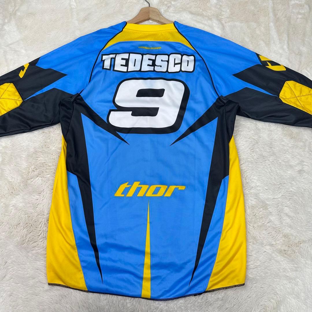 ✨美品✨Thor ソアー CORE モトクロスジャージ 2008 テデスコ 9番