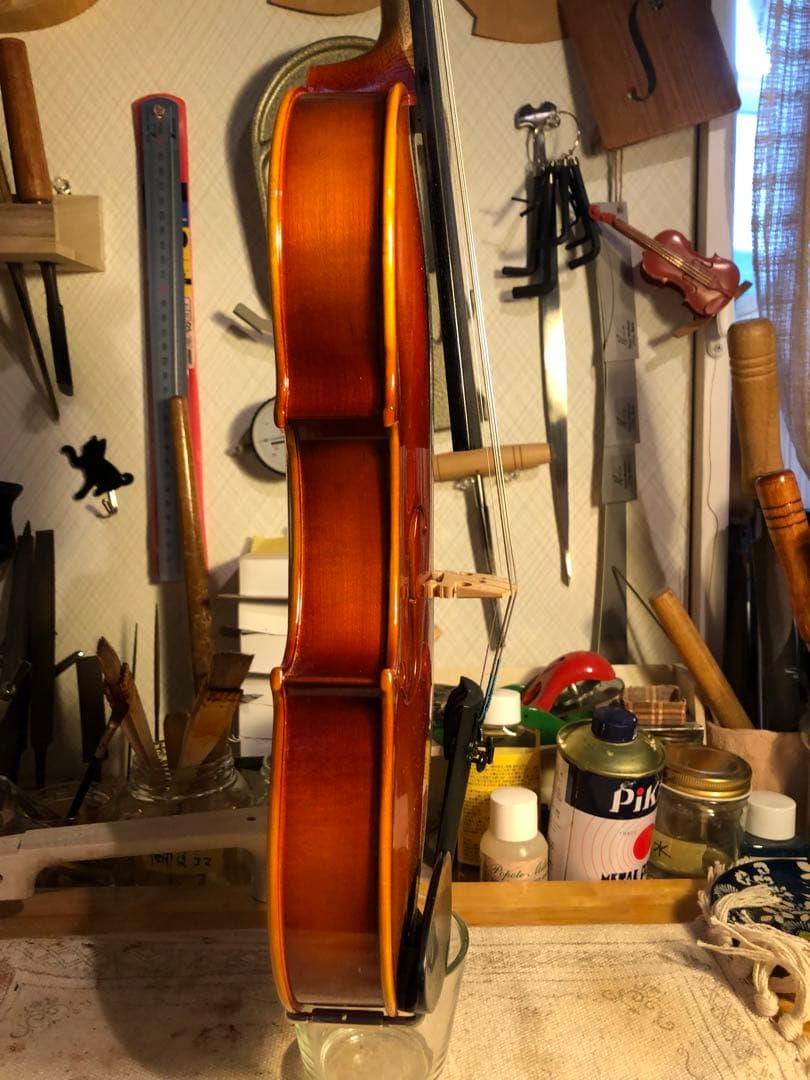 【駒&魂柱調整済】Suzuki分数バイオリンNo210 1/2 2018