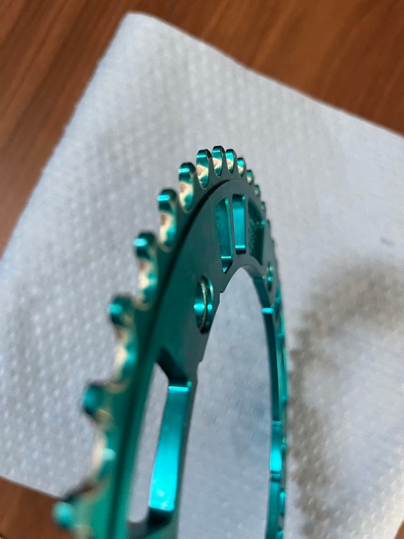 aarn チェーンリング　PCD144 47T ターコイズブルー