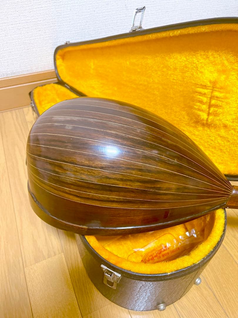 美品 落合忠男作 手工マンドリン 1977年製 ハンドメイド ハードケース付