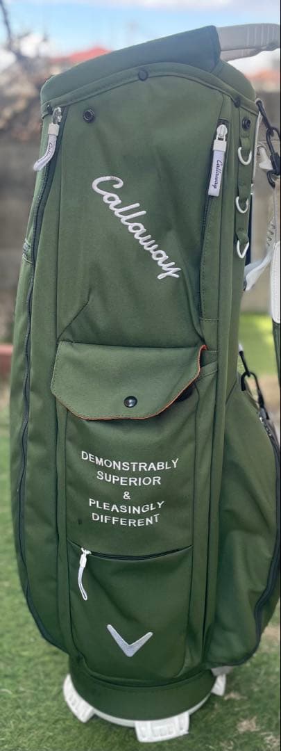 キャロウェイ アドバンス キャディバッグ 22 JM カーキ　中古