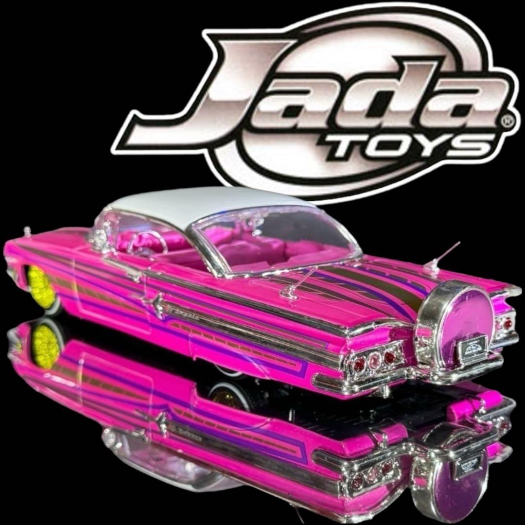 Jada Toys《 '60 シボレー インパラ ローライダー 桃 》 #開封品