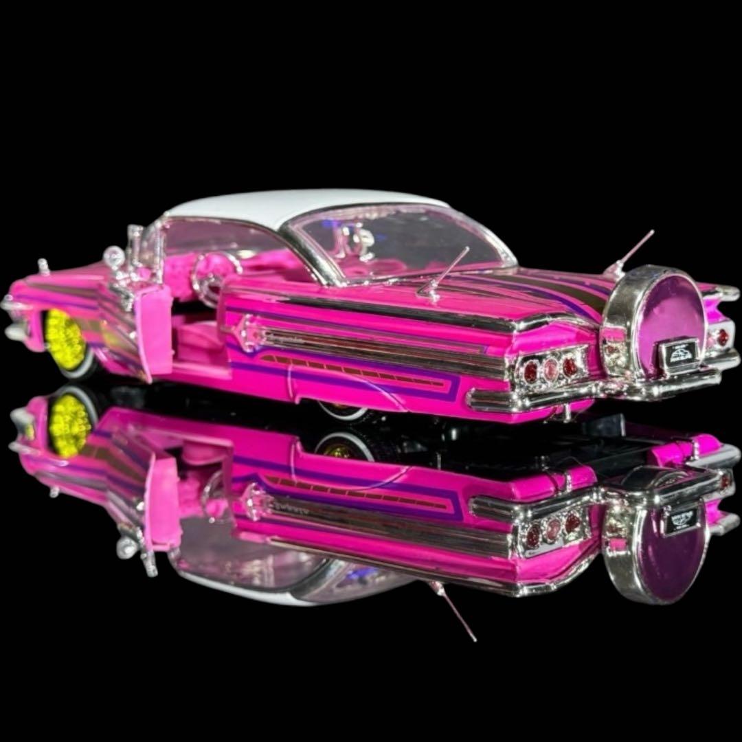 Jada Toys《 '60 シボレー インパラ ローライダー 桃 》 #開封品