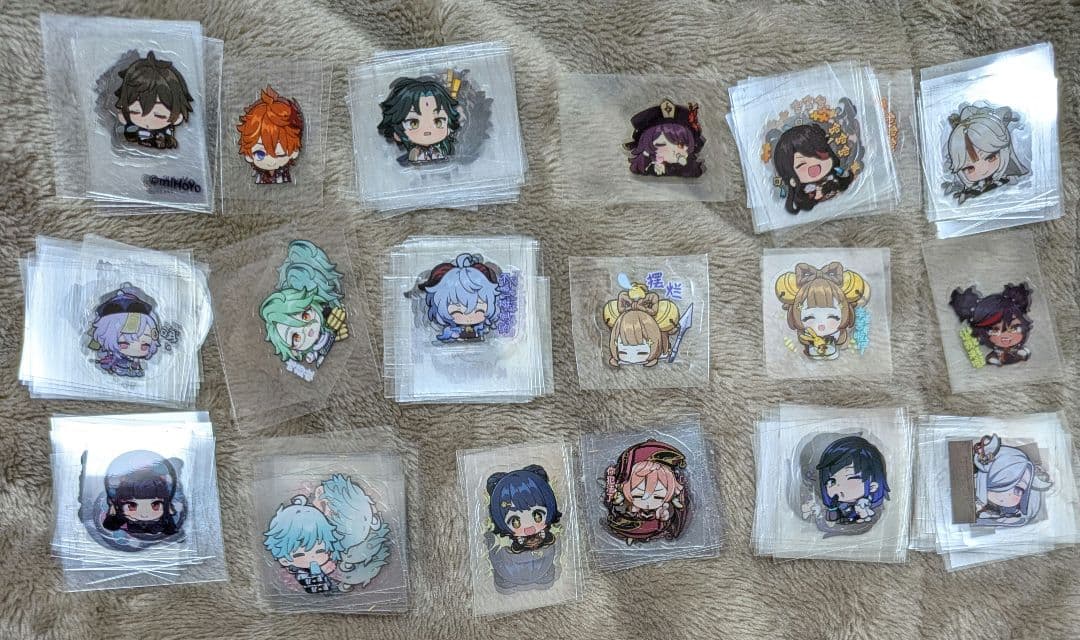 原神 ステッカー シール カレンダーシール