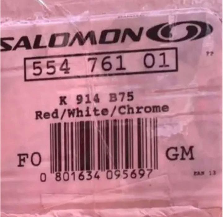 【新品未使用】SLOMON ビンディング　K914 B75