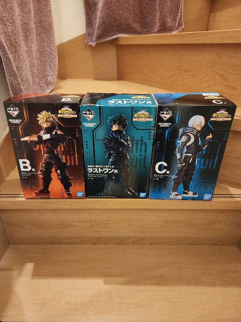 一番くじ　僕のヒーローアカデミア B賞C賞LO賞3体セット