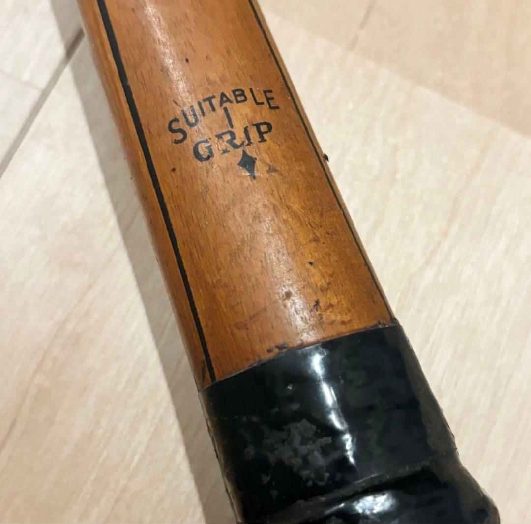 KAWASAKI DELUX NUMBERONE 木製テニスラケット no100