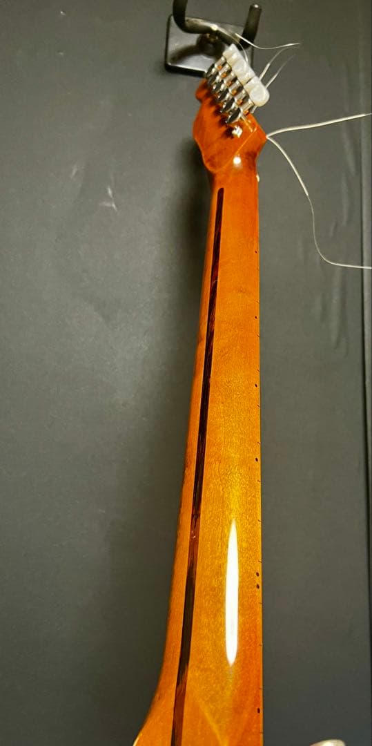 テレキャスタータイプ バインディング エレキギター ライトブルー