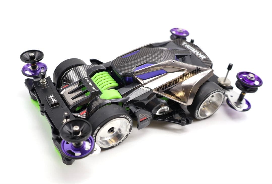 ミニ四駆 引退 セット 充電 スピードチェッカー 完成