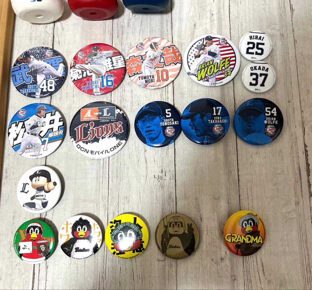 埼玉西武ライオンズ ピンバッジ 缶バッジ まとめ売り バラ売り