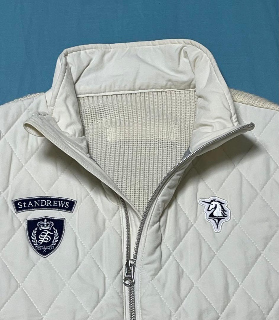 St.Andrews セントアンドリュー ス　裏付きニットブルゾン サイズM