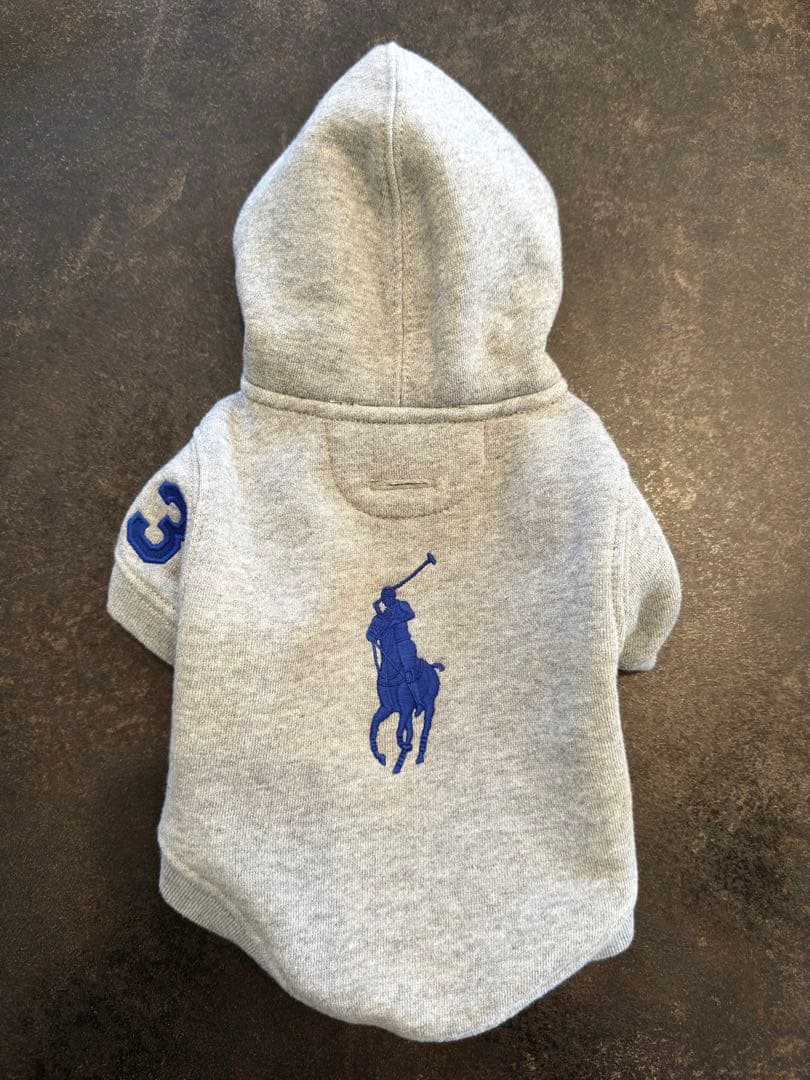 RALPH LAUREN Big Pony Dog Hoodieフリース