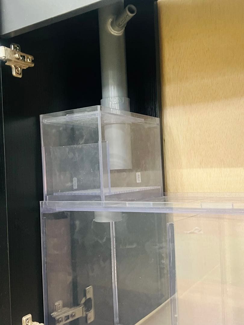 1点限定　450×300×360㎜オールガラスオーバーフロー水槽 セット