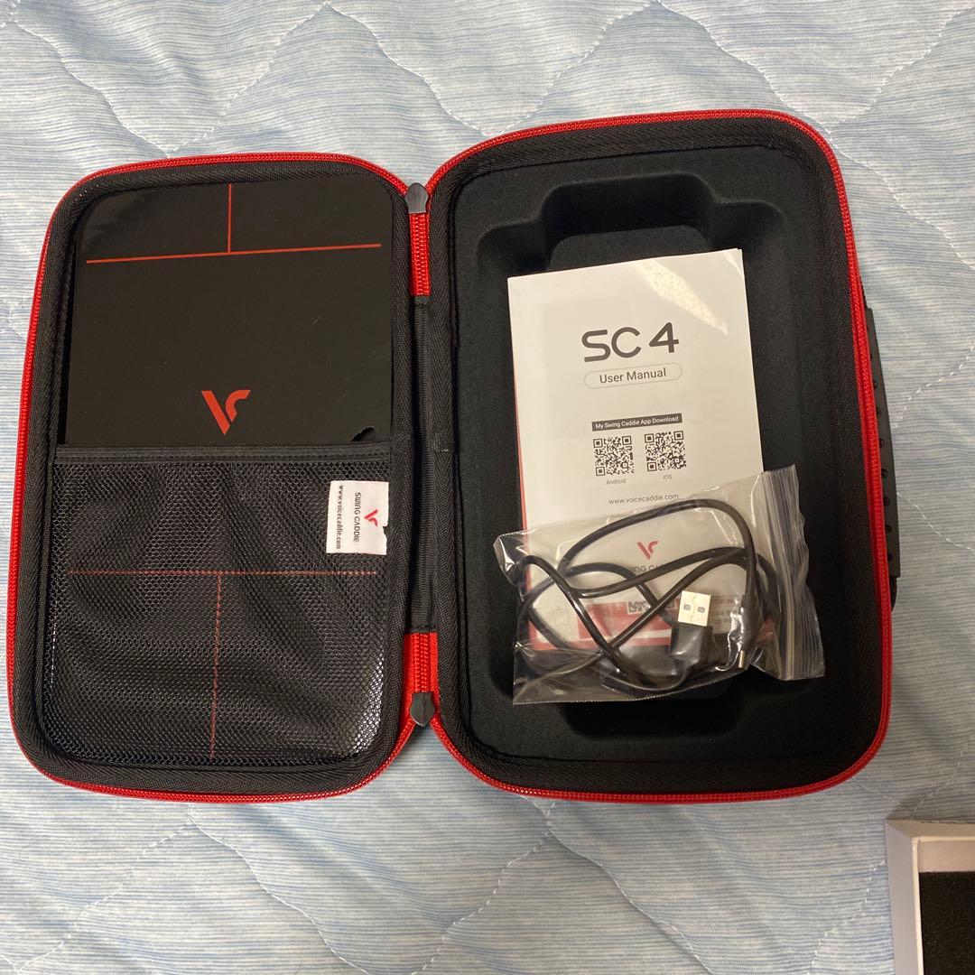 A*d様 美品‼️ボイスキャディ SC4 スイングキャディ 弾道測定器　➕専用ポ