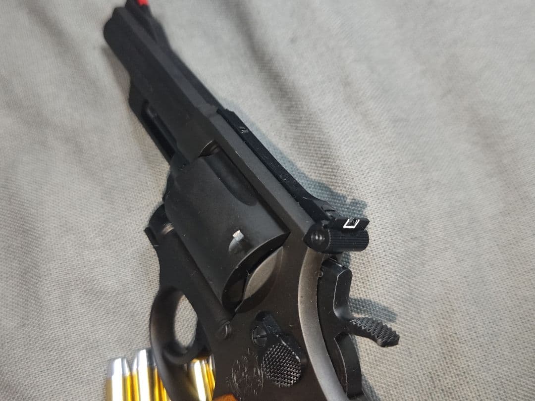 タナカ　樹脂製モデルガン　M19 4インチ　ver.3 木製グリップ　次元大介