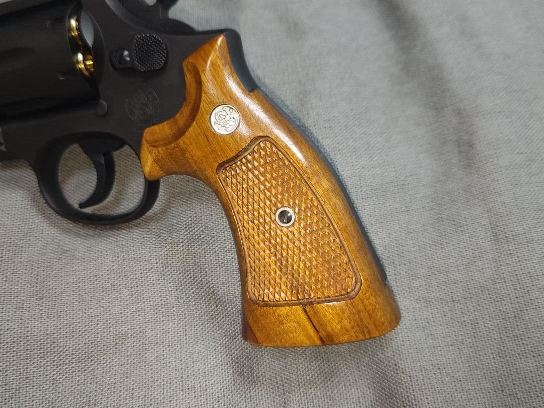 タナカ　樹脂製モデルガン　M19 4インチ　ver.3 木製グリップ　次元大介