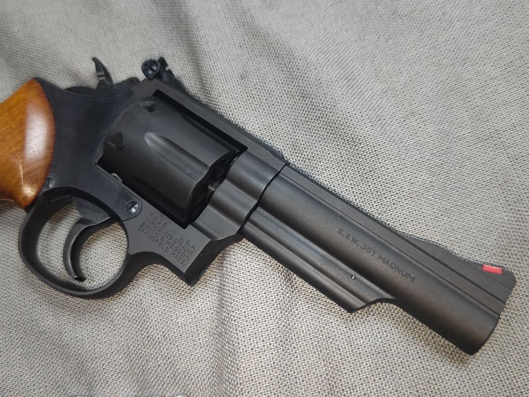 タナカ　樹脂製モデルガン　M19 4インチ　ver.3 木製グリップ　次元大介