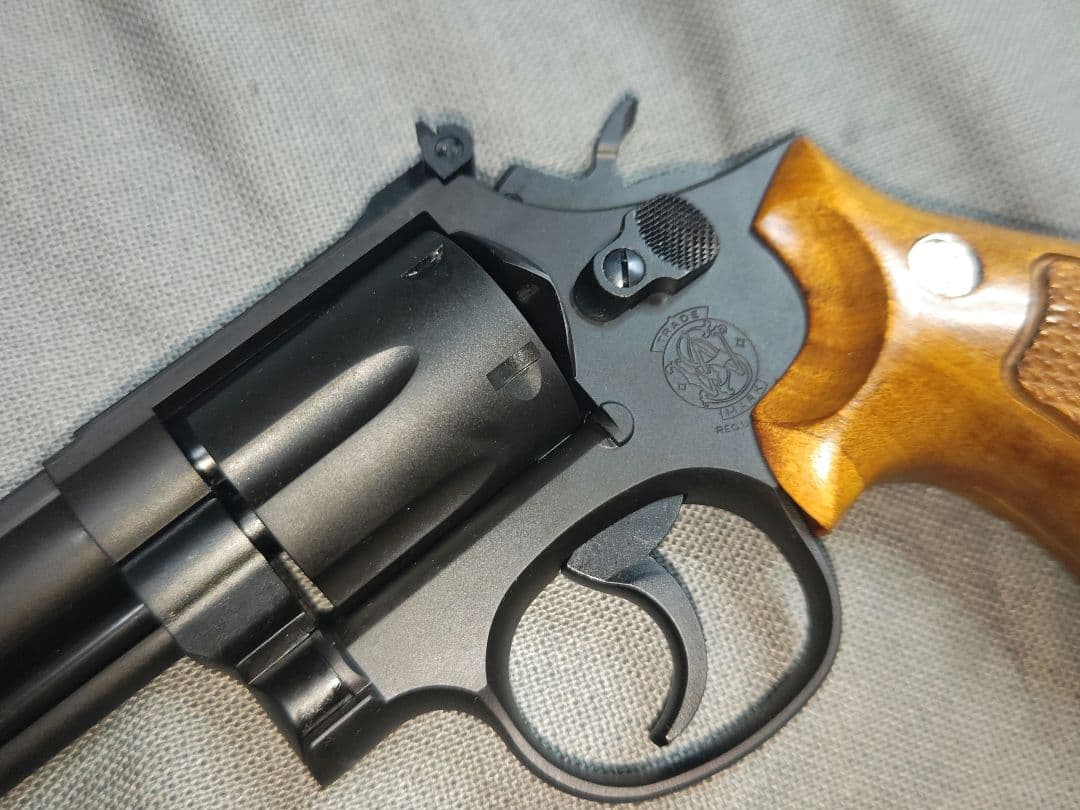 タナカ　樹脂製モデルガン　M19 4インチ　ver.3 木製グリップ　次元大介