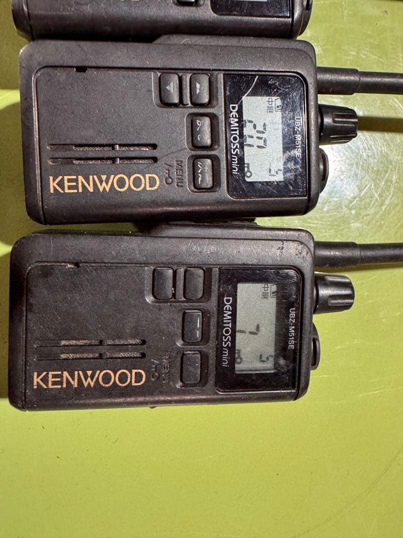 無線機 トランシーバー KENWOOD UBZ-M51SE 4台セット