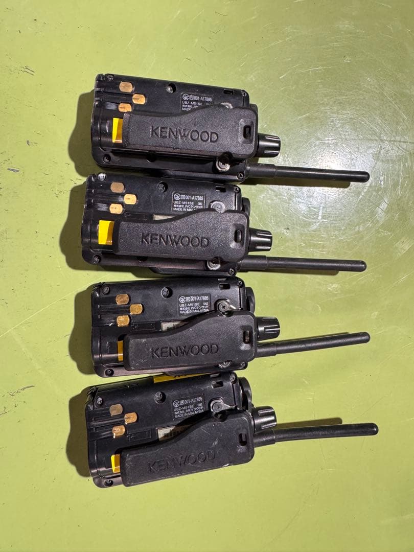 無線機 トランシーバー KENWOOD UBZ-M51SE 4台セット