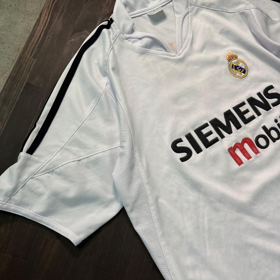 ★8SM2 レアルマドリード　ゲームシャツ　OWEN オーウェン　白　刺繍　古着