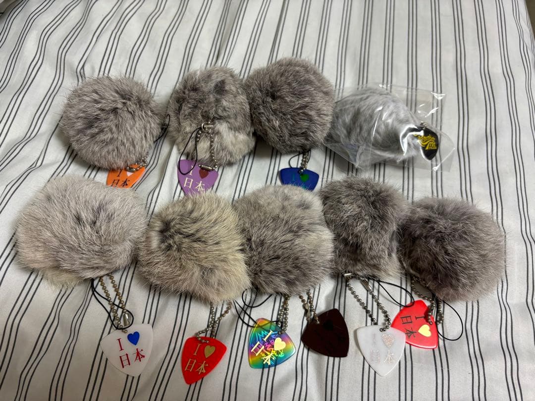 man with a mission 毛玉ストラップ　9個セット