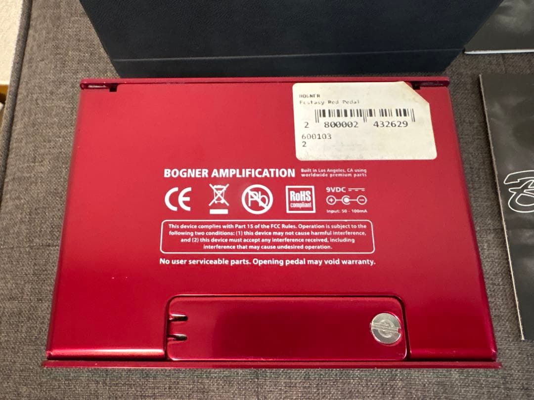 Bogner Ecstasy Red ギターエフェクター