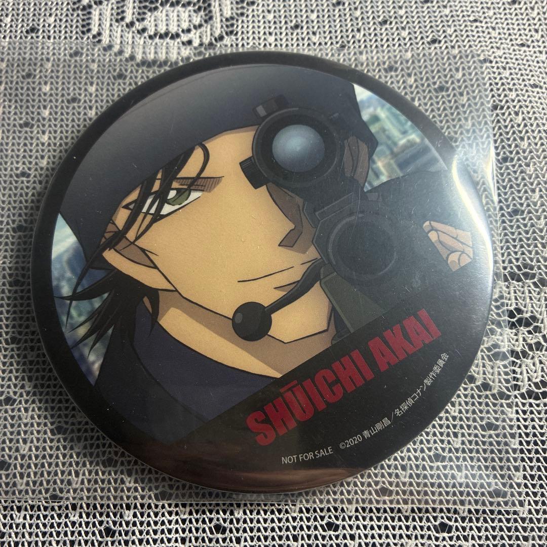 赤井秀一　緋色の弾丸 缶バッジ 名探偵コナン　M24 美品