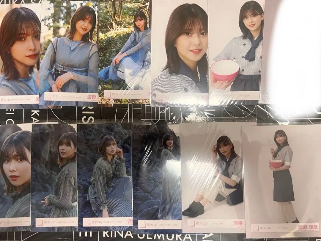 ⚫︎櫻坂46 渡邉理佐　生写真　25枚　お値下げ