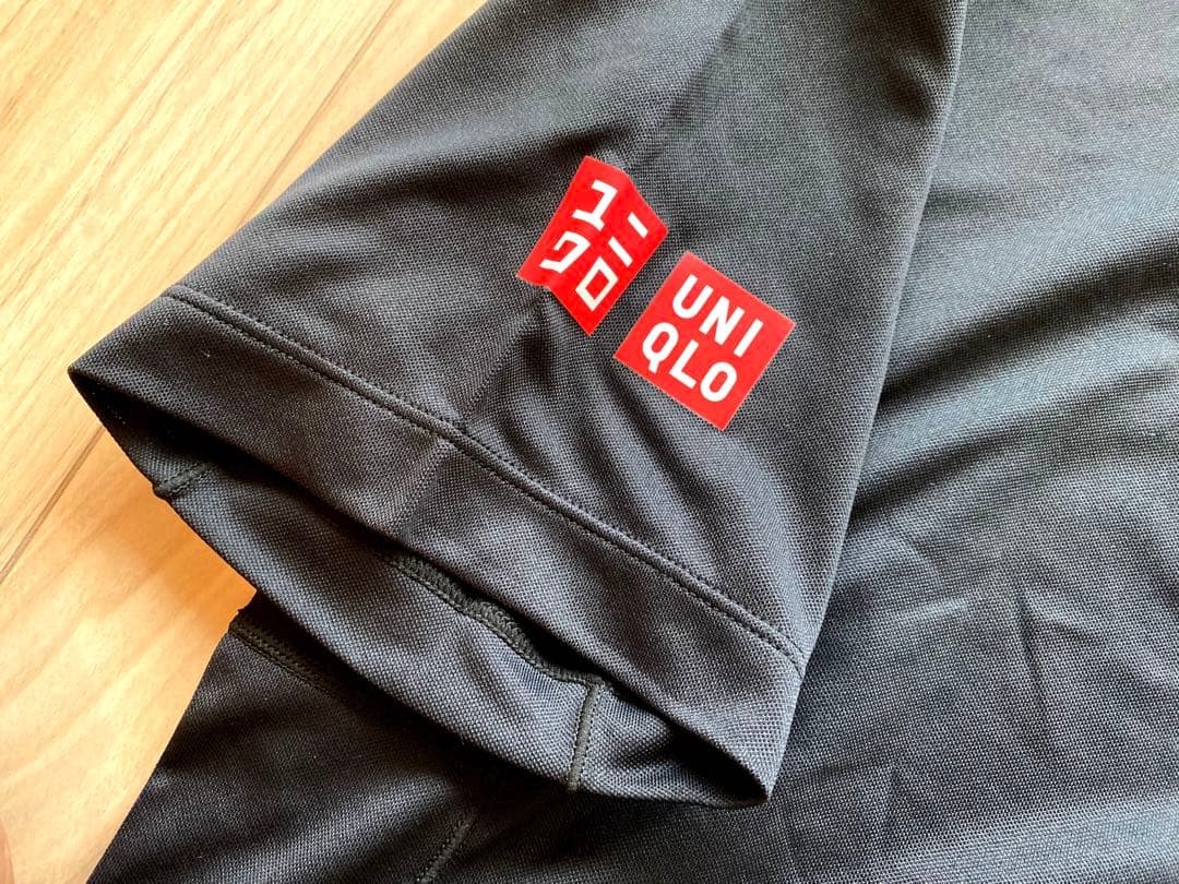 ユニクロ【ジョコビッチ】テニスウェア上下セット　黒　メンズLサイズ