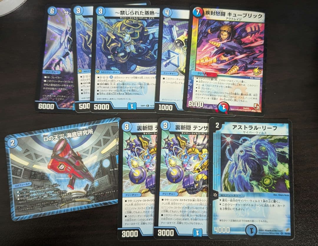 青単サイバー デッキ 改造パーツ付き