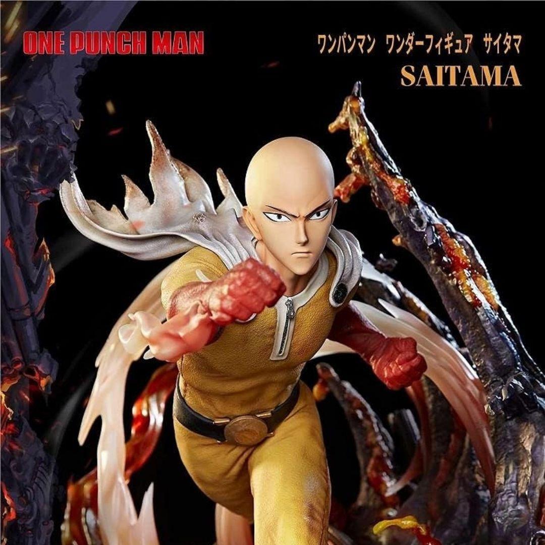 ユニークアートスタジオ ワンダーフィギュア ワンパンマン サイタマ マジ殴り
