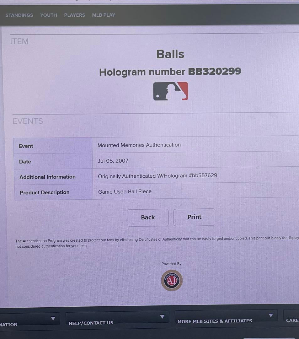 MLB記念グッズ 野球