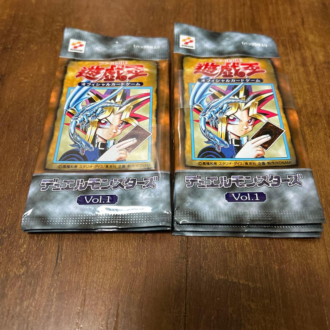 遊戯王　復刻版vol1 未開封　帯付き6パック