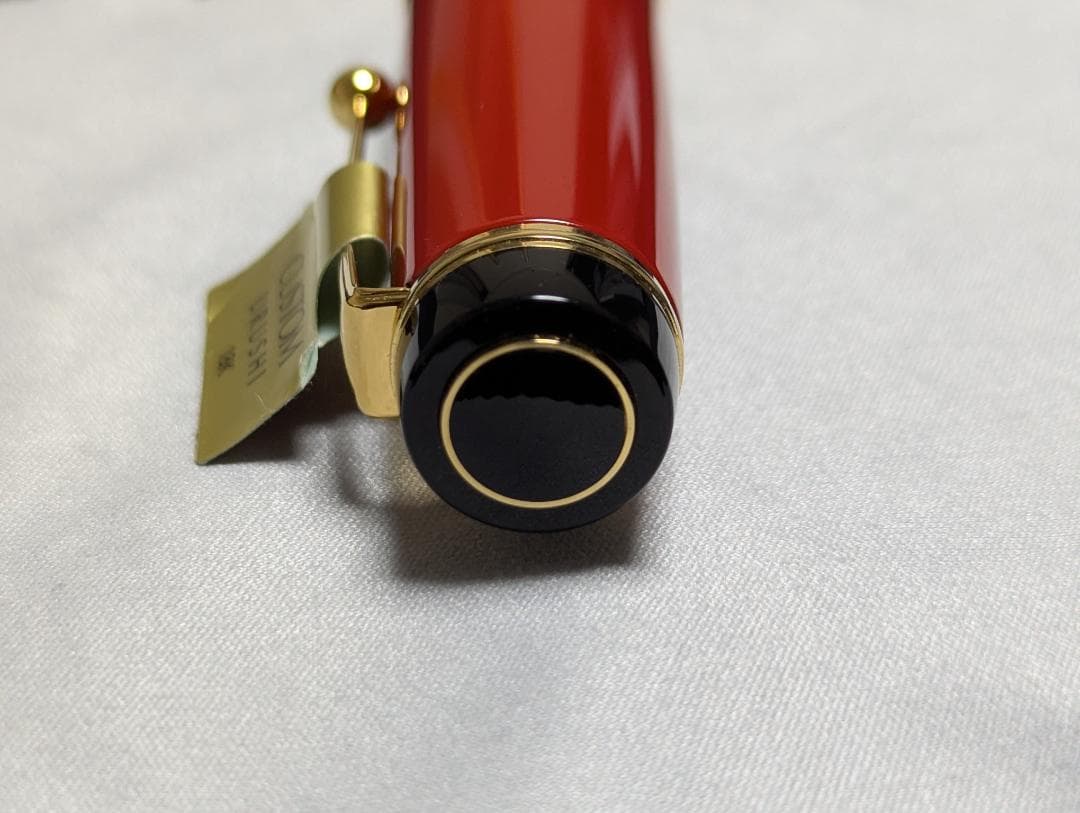 【美品】試し書きのみ カスタムURUSHI FM パイロットPILOT 朱漆