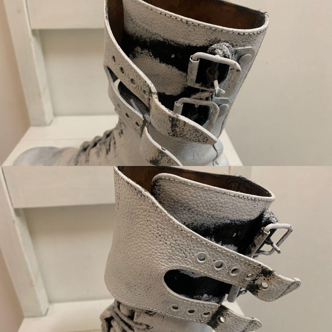 Marbot VINTAGE フランス軍 ペンキペイント ミリタリーブーツ 44