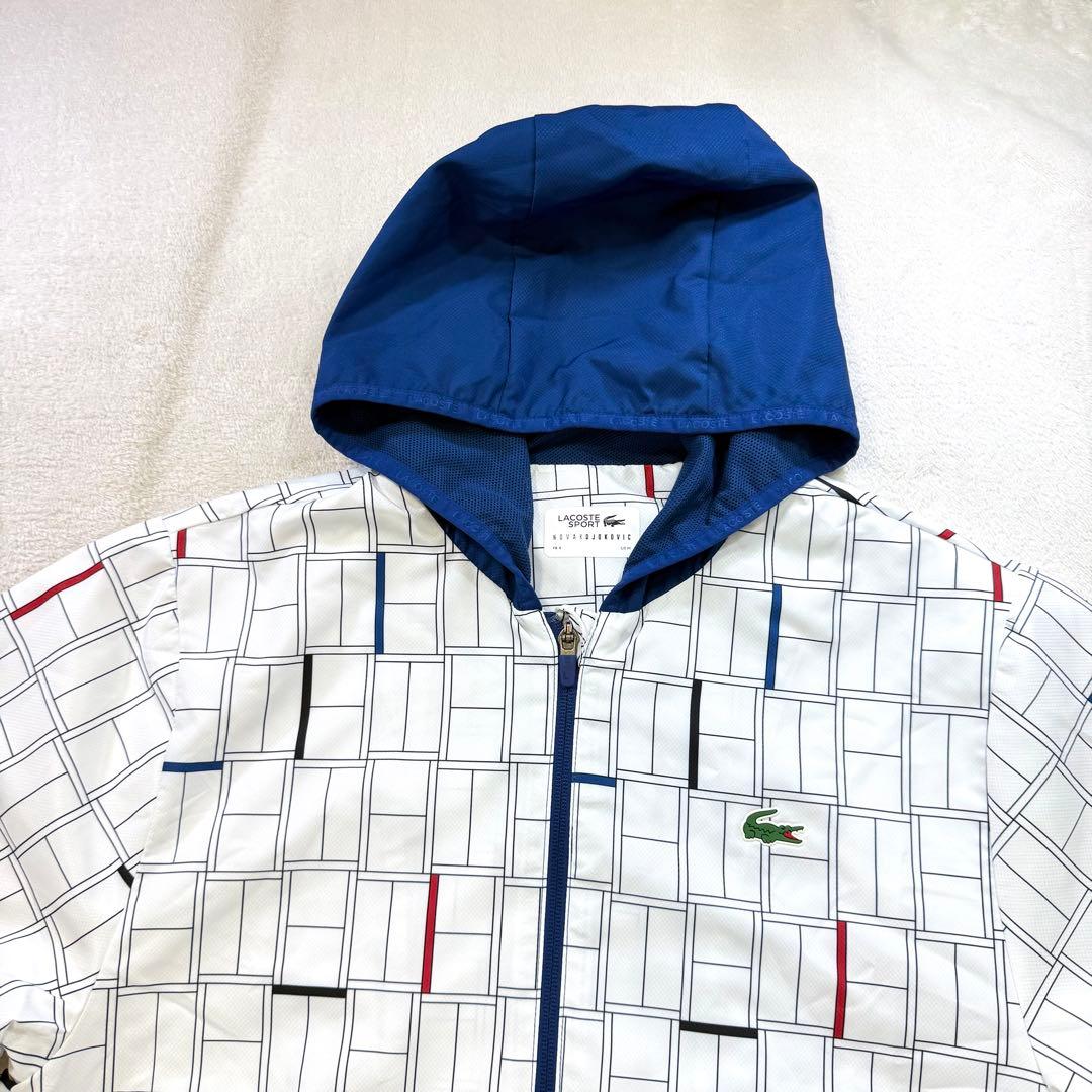 未使用‼️LACOSTE 幾何学模様 フードジャケットパンツ 上下セットアップ L