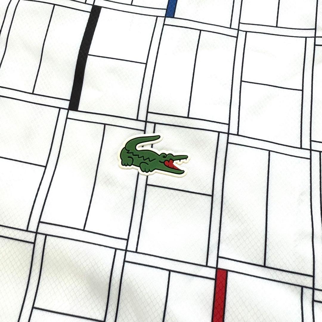 未使用‼️LACOSTE 幾何学模様 フードジャケットパンツ 上下セットアップ L