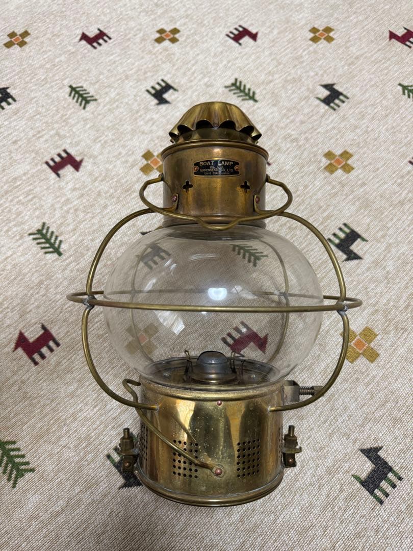 【希少！】Nipponsento Boat Lamp オイルランプ