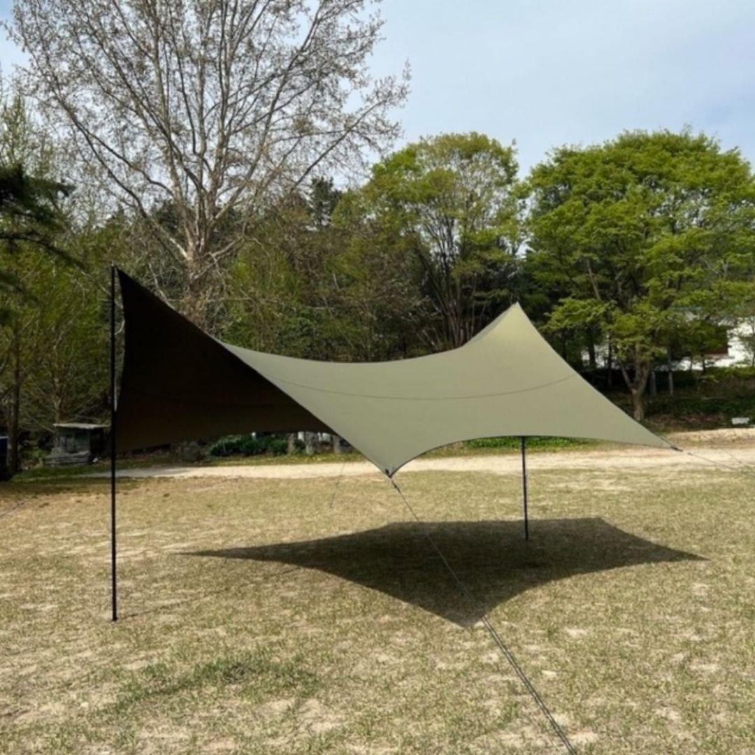 【新品未使用】入手困難 人気品 MacOne ヘキサタープ グラスカーキL