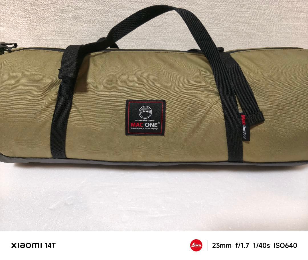 【新品未使用】入手困難 人気品 MacOne ヘキサタープ グラスカーキL