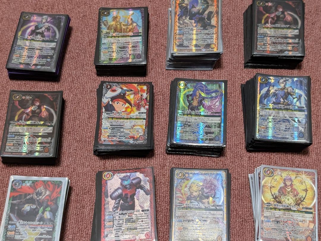 バトルスピリッツ　22デッキ、バラカードまとめ売り