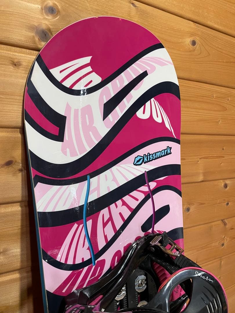 レディース　スノーボードセット　板　キスマーク　　140cm ビンディングk2